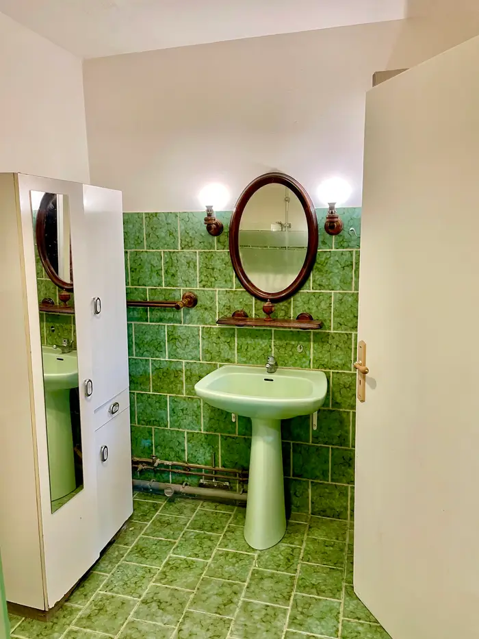 Salle de bain avec douche italienne, Maison Charmont
