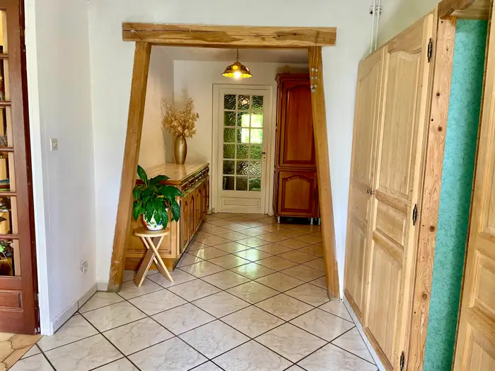 Entrée de la maison de plain-pied, Charmont, Marne